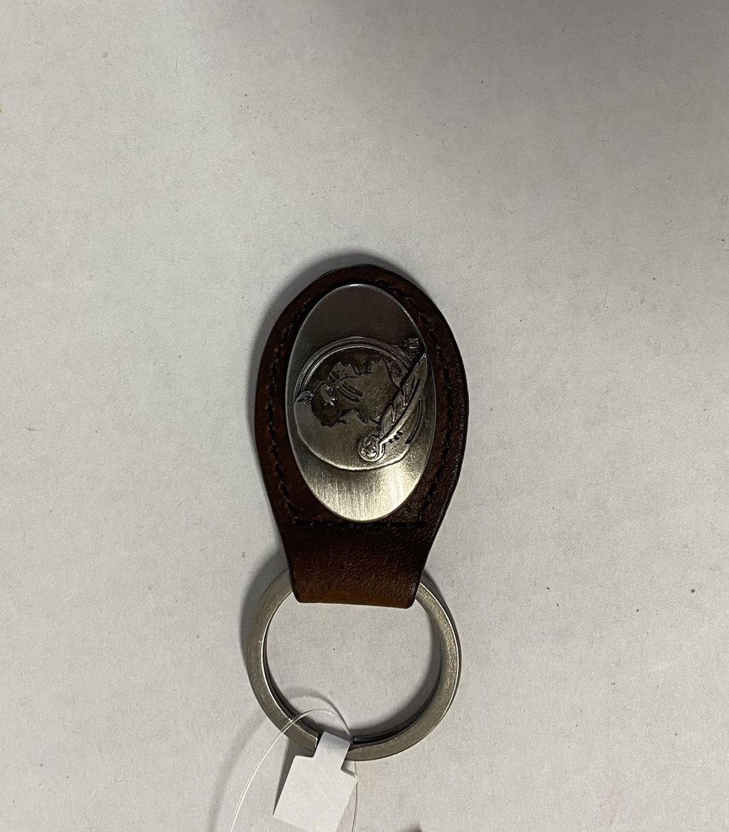 Zep Oval Concho Key Chain FSU