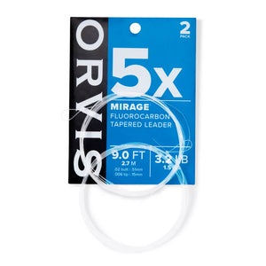 Orvis Mirage Knotless Leader-2 Pack 12'6X
