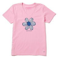 Life is Good Floral Element Tee