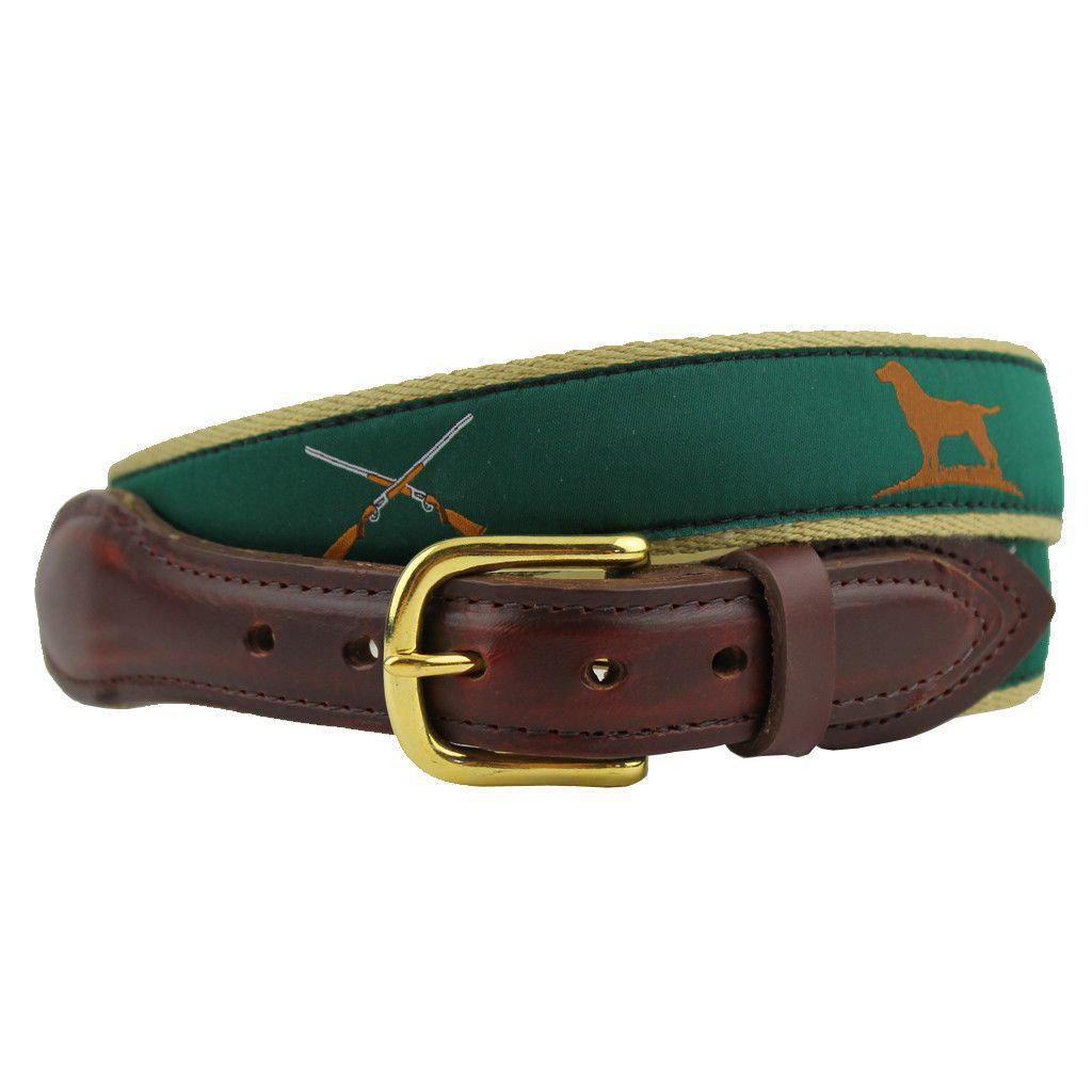 Over Under The Essentials Ribbed Belt Green 36
