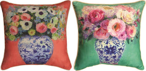 Manual Chinoiserie Pillow