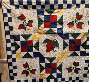 Kathy's Quilts Strawberries