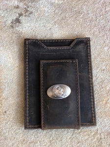 Zep Crazy Horse Front Pocket Wallet