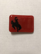 MK Glass Bronco Buckle