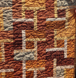 Kathy's Quilts Tan/Brown/Gold